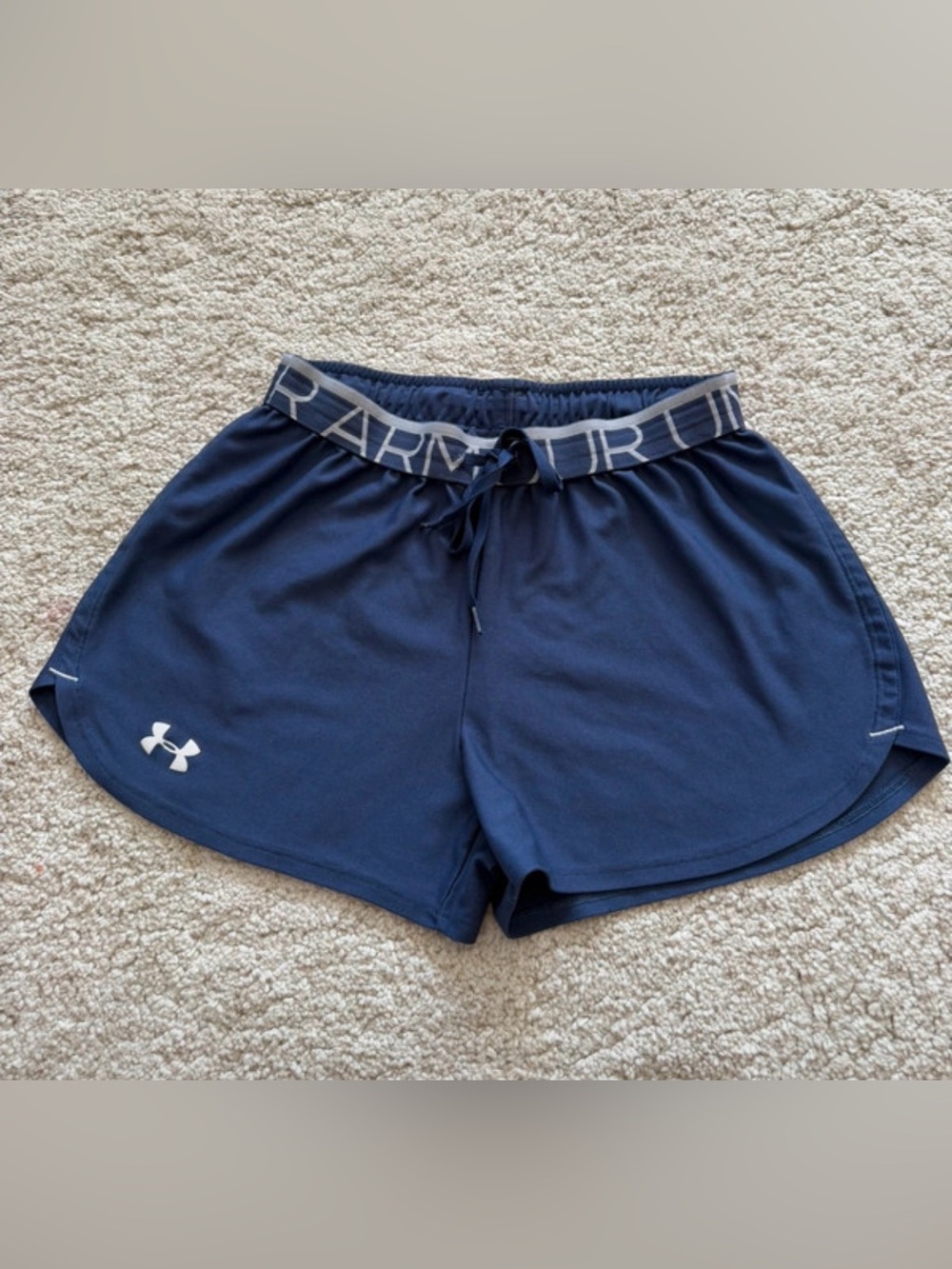 2 Under Armour Women’s Loose Fit Shorts Bundle XS Navy & Black
